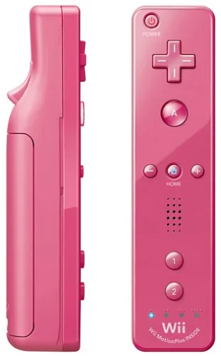 Nintendo Wii + Wii U Remote Plus pink