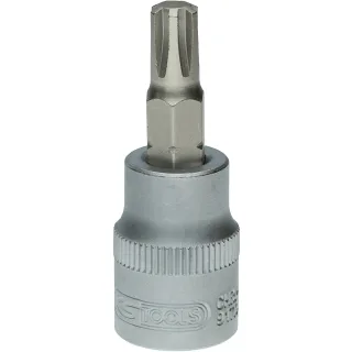 KS Tools 3/8" Bit-Stecknuss für RIBE®-Schrauben, Länge 48 mm - 917.3924