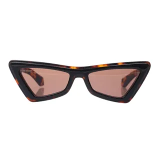 Off-White - "Artemisia" Katzenauge-Sonnenbrille für Damen (Havannabraun)