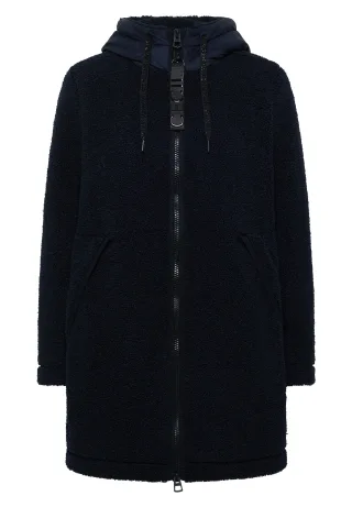 CECIL - TOS Teddy Matmix Coat 15631_dark_navy_blue - Gr. - M
