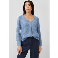 s.Oliver Langarmbluse Bluse Bluse mit 3D-Effekt und Falte im Vorderteil