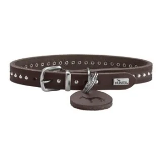 Hunter Halsband Aalborg Style dunkelbraun 27 cm