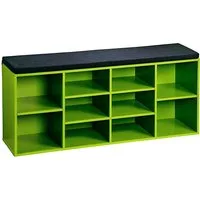 Kesper Schuhschrank Schuhschrank mit Sitzkissen Spanplatte funiert 103,5x48x29,5cm (1-St)