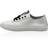 Nowaland Damen Ledersneaker aus besonders weichem Echtleder Sneaker Besonders weiches Echtleder und atmungsaktive Lochung