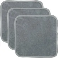 Erwin Müller Seiftuch Abschminktuch 3er-Pack, Microfaser, Microfaser Uni
