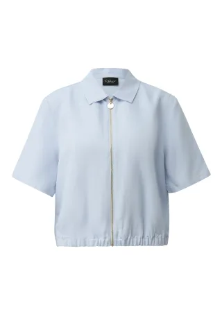 s.Oliver BLACK LABEL - Bluse blau - Gr. - 40