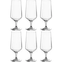 LEONARDO Bierglas PUCCINI, 6-tlg., Kristallglas, 410 ml, 6-teilig