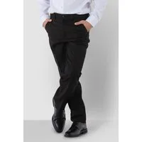 SANDER STELLAN Anzughose Festlicher Kinder Anzughose Jungen Hochzeit Hose Slim Fit schwarz festlich, elegant