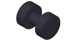 Giese Haken schwarz matt, 30050-14 30050-14