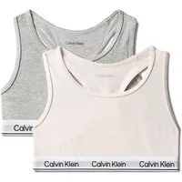 Calvin Klein Underwear Bralette 2PK BRALETTE (Packung, 2-tlg., 2er-Pack) mit Logobund