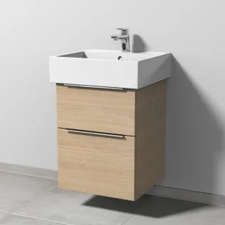 Sanipa 3way Waschtischunterbau zu Duravit Vero Air Waschtisch mit 2 Auszügen, Eiche-Nordic UM43148