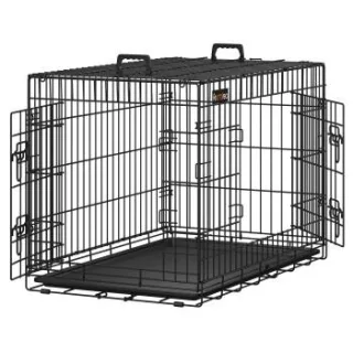 FEANDREA S-XXXL Hundekäfig mit 2 Türen 92,5 cm, 57,5 cm, 64 cm