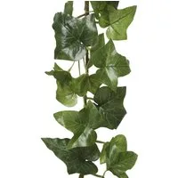 Kunstgirlande Girlande Efeu Polyester L.13cm W.18cm H.180cm grün, Kaemingk