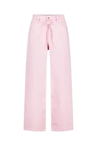 Studio Anneloes - Babet denim trousers pop pink - Gr. - S