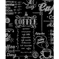 Superfresco Easy Vliestapete Coffee Shop, aufgeschäumt, mit Schrift, Coffee Shop Kaffee 1000x52cm
