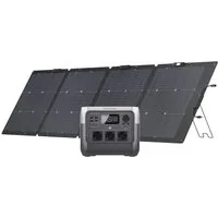 Ecoflow ECOFLOW RIVER 2 Pro Powerstation mit 220 W Solar panel Powerstation EcoFlow River 2 Pro mit 220 W Solarpanel EcoFlow River 2 Pro Powerstation mit 220 W Tragbare Solarpanel 240000 mAh (220-240 V)