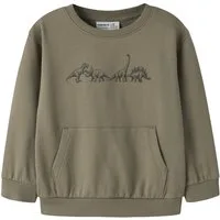 Name It Sweatshirt NMMVILDAR LS SWEAT BOX BRU Baumwolle, regular fit