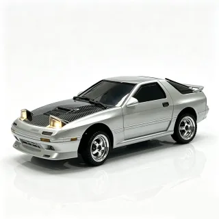 LDRC 1802 RTR 1/18 2.4G RWD Drift RC Car Gyro LED Light RX-7-FC3S Classic FC On-Road Racing Full Proportional Control Ve