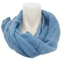 chic4home Loop Dreamy Flair, (1-St. 1-teilig), sommerlicher Damen Loop-Schal Batik-Look mit glitzernden Streifen