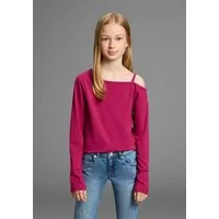 KIDSWORLD Langarmshirt Off-Shoulder Shirt Mit modischer Schulterlösung