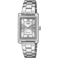 CASIO TIMELESS COLLECTION Quarzuhr LTP-1234PDD-7AEF, Armbanduhr, Damenuhr, Edelstahlarmband, analog