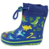 Beck Kleinkinder Gummistiefel Mini Dino Gummistiefel (wasserdicht, für, trockene Füße bei Regen- und Matschwetter) flexible Laufsohle, weicher Naturkautschuk