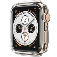 AVANA Smartwatch-Hülle für Apple Watch Series 6 5 4 SE 40mm / 44mm Hülle Schutzhülle Klar, Case, offenes Display, Transparent