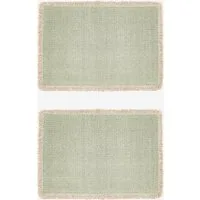 Next Platzset Geflochtene Platzsets mit Fransen, 4er-Set, (4-St)