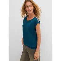 bonprix T-Shirt bequeme Passform, überschnittene Schultern, reine Baumwolle