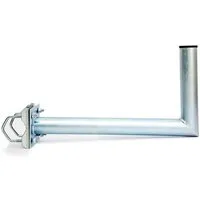 PremiumX SAT-Halterung Balkonausleger 25cm Stahl Geländerhalter SAT Antenne Ausleger