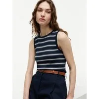 Tommy Hilfiger Tanktop MULTISTRIPE TANK TOP Baumwolle