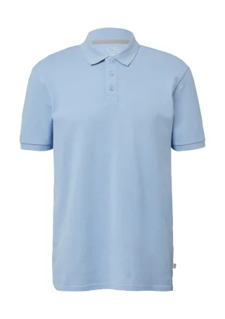 Q/S designed by - Poloshirt aus Piqué blau - Gr. - XXL