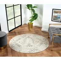 Myflair Möbel & Accessoires Teppich My Type, rund, Höhe: 10 mm, Kurzflor, Ethno-Style, besonders weich durch Microfaser