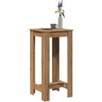 vidaXL Bartisch, Bartisch Artisan-Eiche 51x50x103,5 cm Holzwerkstoff