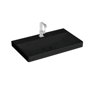 VitrA New Metropole Waschtisch wandgebunden rechteckig 80 x 47 cm mit Hahnloch ohne,7527B483-0041 7527B483-0041