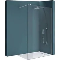 Mai & Mai Duschwand Duschabtrennung für Dusche Duschkabine Walk in Dusche ESG Nano