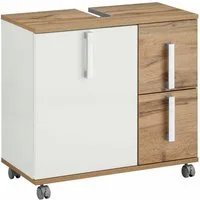 Schildmeyer Waschbeckenunterschrank Kampen, Waschbeckenunterschrank, Made in Germany, B: 65 cm Solide Verarbeitung - Dieses Produkt ist in Deutschland gefertigt
