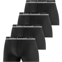 Bruno Banani Boxer Boxershorts für Herren (Packung, 4-St) mit erhabenem Logo-Druck auf dem Bund