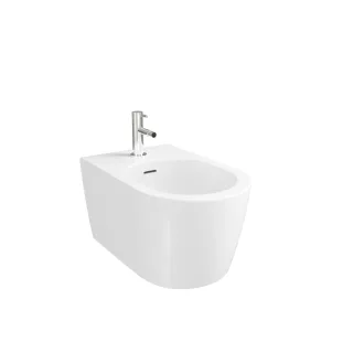 VitrA New Metropole Round Wand-Bidet mit verdeckter Befestigung Weiß Hochglanz,7912B403-0288 7912B403-0288