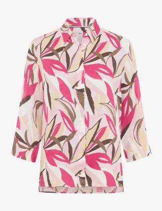 BRAX - Bluse - Style Vicki beige/braun/pink - Gr. - 42