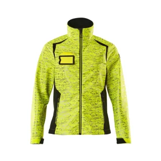 MASCOT Damen Softshell Jacke ACCELERATE SAFE Hi-vis Gelb / Schwarz 3XL - 19212-291-1709-3XL