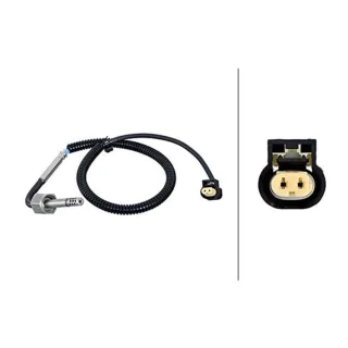 Hella Sensor f?r Abgastemperatur Mercedes Gl-Klasse Gle Gls M-Klasse 6PT010376-431