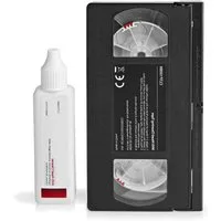TronicXL VHS Reinigungskassette Reinigungscassette Reinigungsband Videokopf Grundreiniger (2-St. Aufnahme Wiedergabeköpfe Reinigung Kassette Player recorder)