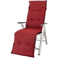 Sun Garden Sesselauflage Relaxliege Naxos 50318-300 dunkelrot 174x50x6 cm Sun Garden