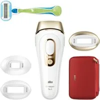Braun IPL-Haarentferner Silk·expert Pro 5 PL5431 (Modell 2026) PL5262 (Modell 2025), pro Minute bis zu 125 Lichtimpulse, 3 Aufsätze, Aufbewahrungstasche, Venus Rasierer