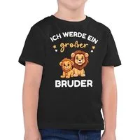 Shirtracer T-Shirt Ich werde großer Bruder Geschenk Löwen (1-tlg) Großer Bruder