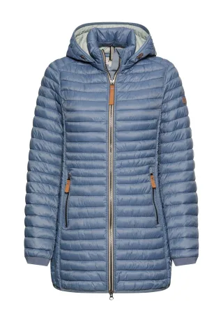 camel active - Wasserabweisende Steppjacke mit Reißverschlusstaschen smoke blue - Gr. - 36
