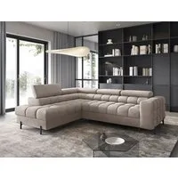 MOEBLO Ecksofa Ferrucio, modernes Schlafsofa mit Bettkasten & verstellbaren Kopfstützen, Wohnlandschaft mit Schlaffunktion, Eckcouch Wohnlandschaft Sofa mit Ottomane Eckgarnitur Polsterecke, (BxHxT):276 x 72–93 x 200 cm