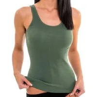 HERMKO Achseltop 1310 Tank Top, Achselhemd, Bio-Baumwolle, Basic, Shirt, Feinripp