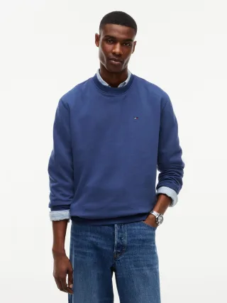 Tommy Jeans (PVH Group) - TJM REG S FLAG CREW EXT Basic Navy - Gr. - S